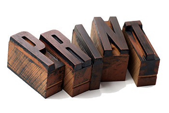 printblocks Print in wood type photo